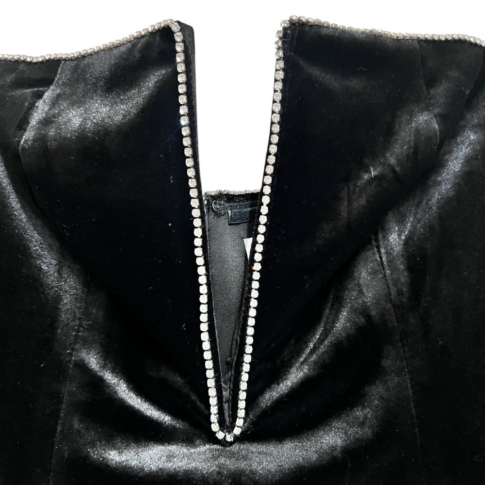 MESHKI ELYSIA Velvet Mini Dress - Picture 8 of 15